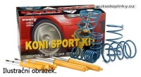 KONI sportovn� podvozek s nastavitelnou tuhost� Saab 9-3, v�etn� Coup�, Cabrio v�etn� Viggen a Aero -- rok v�roby 03.98-09.02 (sn�en� p�edn� n�pravy 35mm, zadn� n�pravy 35mm)