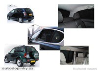 Privacy Shades p�esn� protislune�n� clony - 6 d�ln� sada Saab 9-3 sedan -- od roku v�roby 2002-
